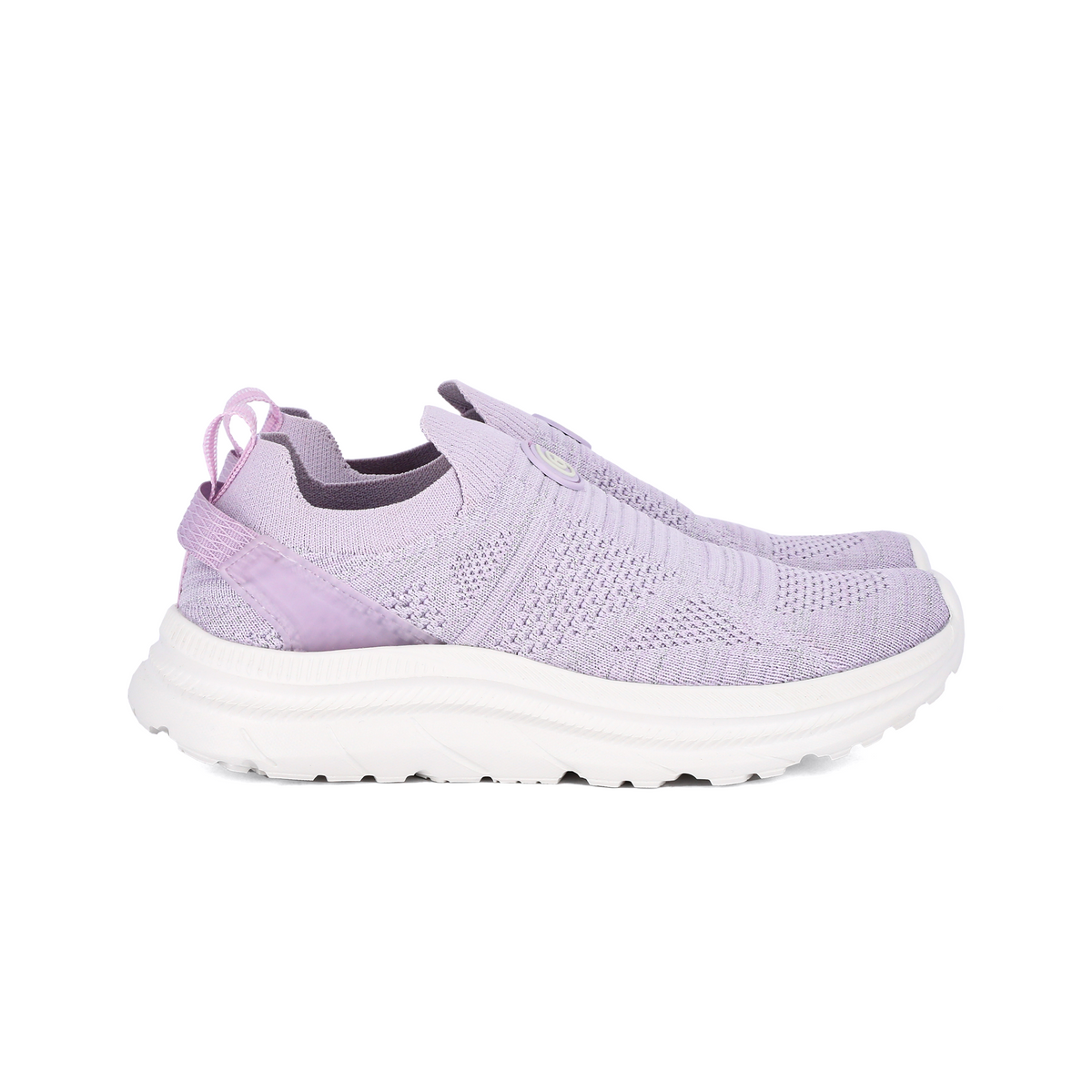 Lilac recycled slip-on sneakers