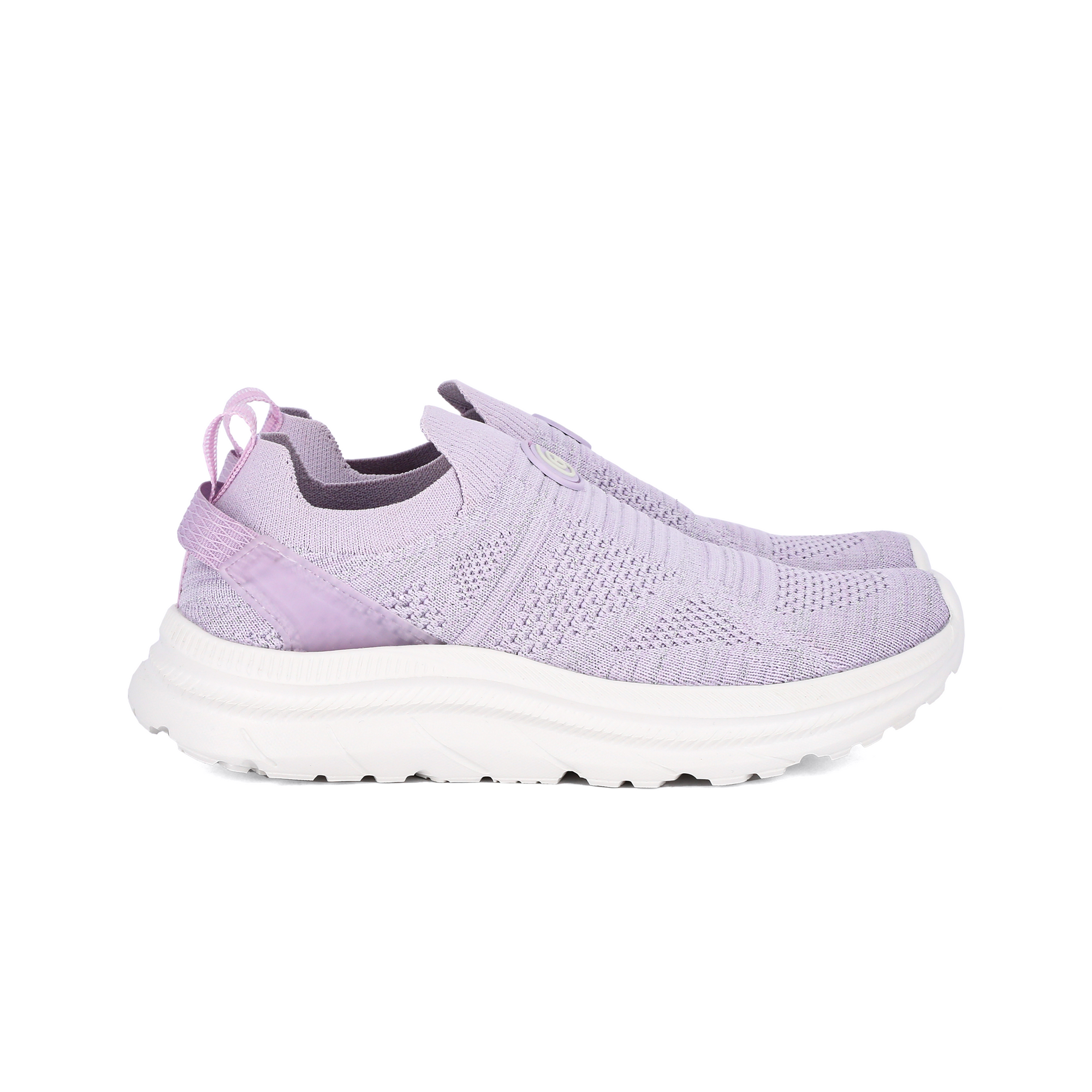 Lilac recycled slip-on sneakers