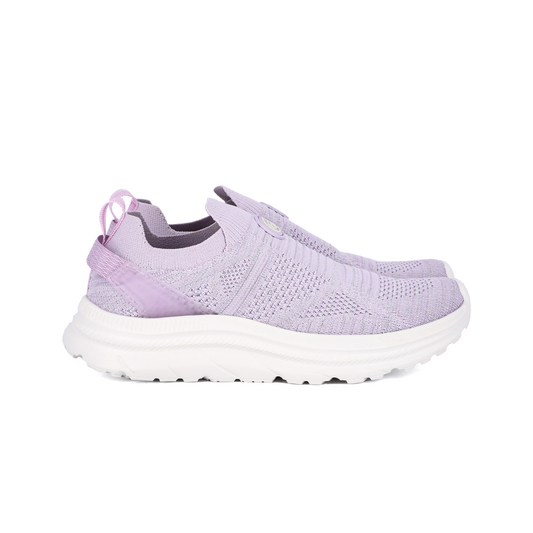 Sneakers slip-on riciclate lilla per bambine