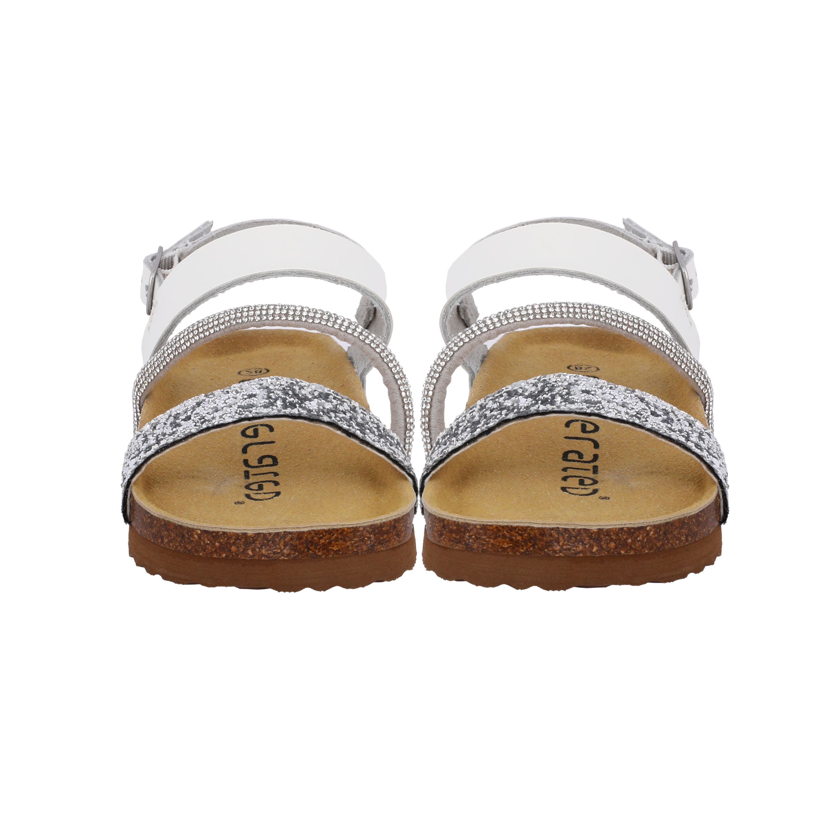 Sandali sostenibili glitter