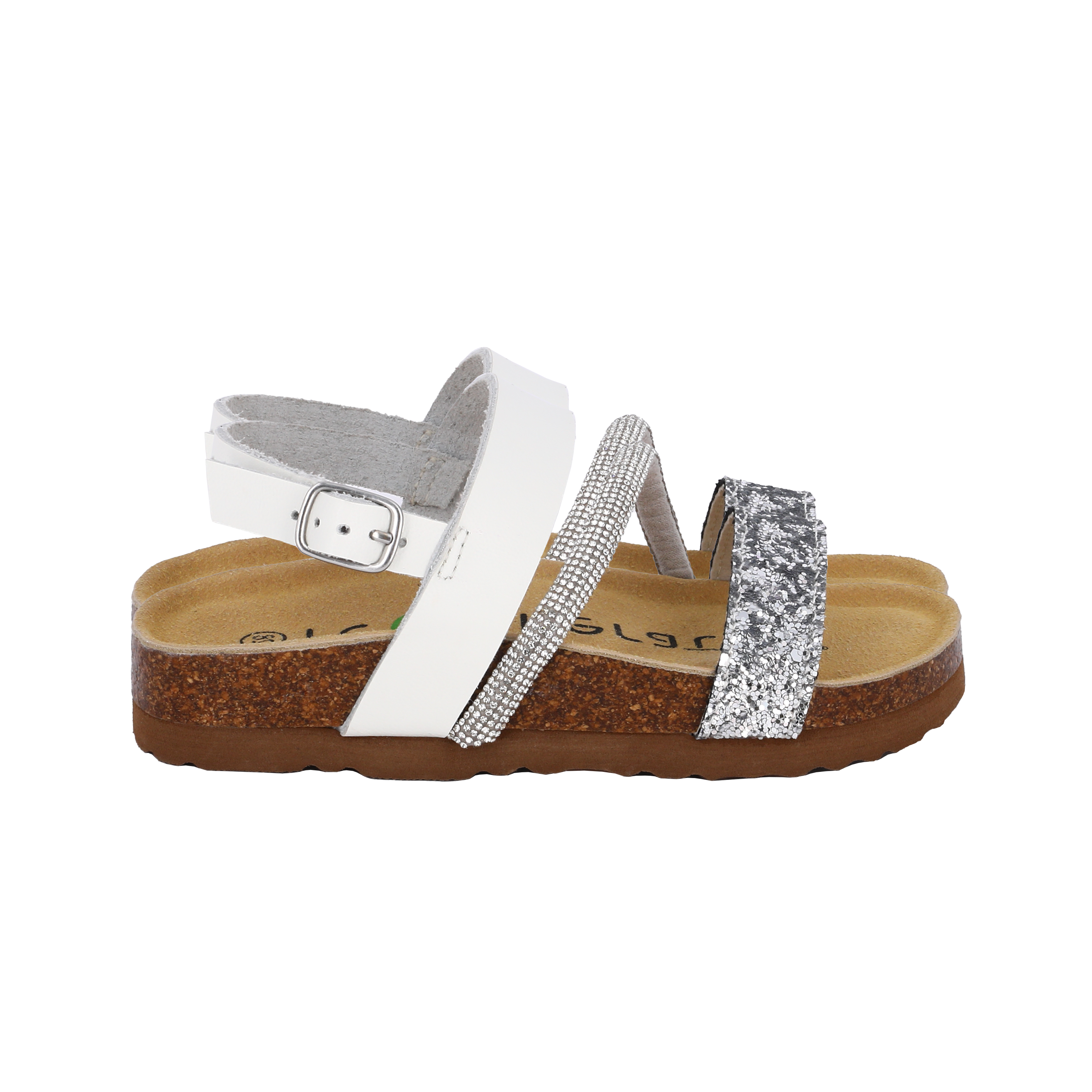 Sandali sostenibili glitter