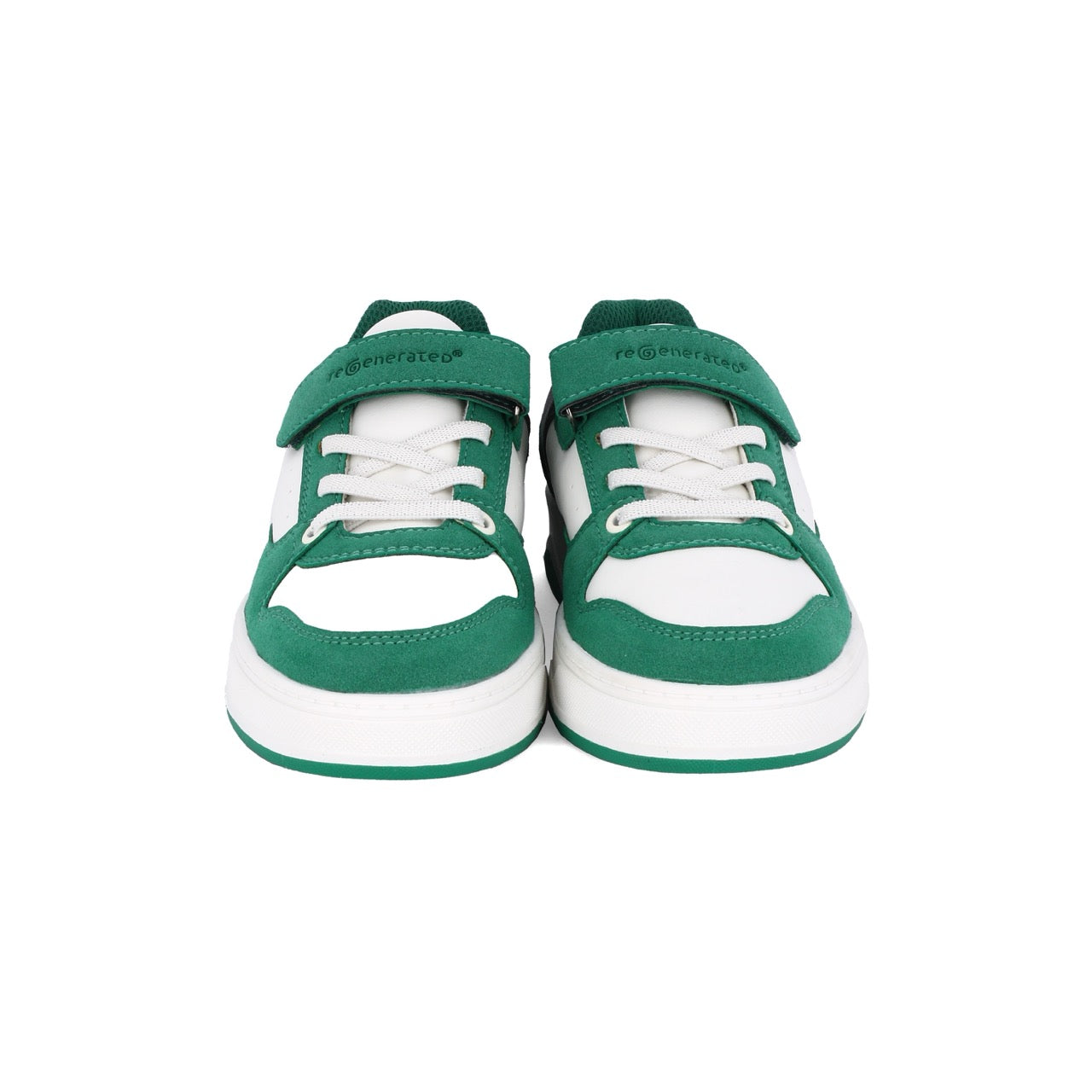Sneakers riciclate da bambini Bianco-verde