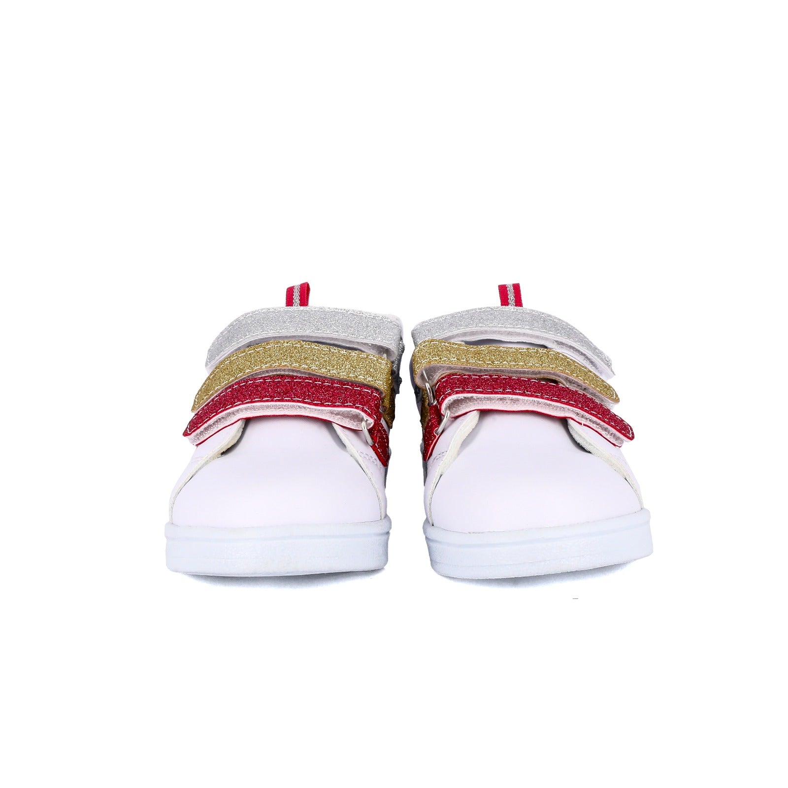 Sneakers bambina con strappi colorati