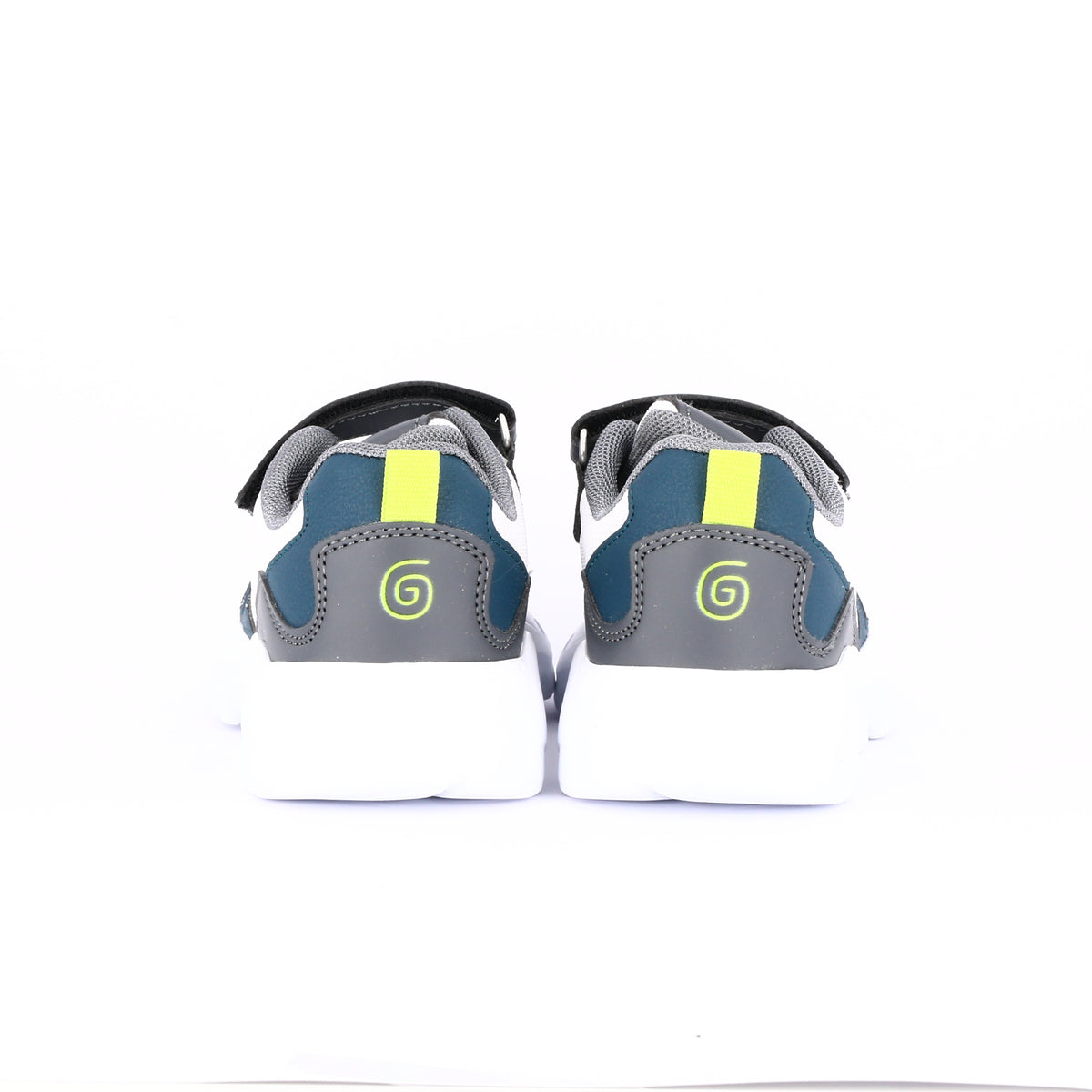 Sneakers bianche e blu navy da bambino